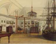 Charlemagne Joseph Jossif Ivanovich Interiors of the Winter Palace. The Nursery of the Children of Emperor Nicholas I or the Ship Room - Hermitage